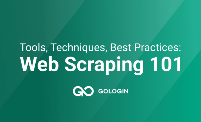 web scraping